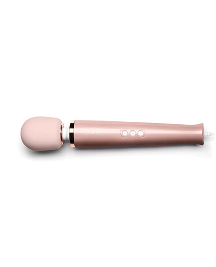 Le Wand Powerful Plug-In Vibrating Massager - Rose Gold - Empower Pleasure