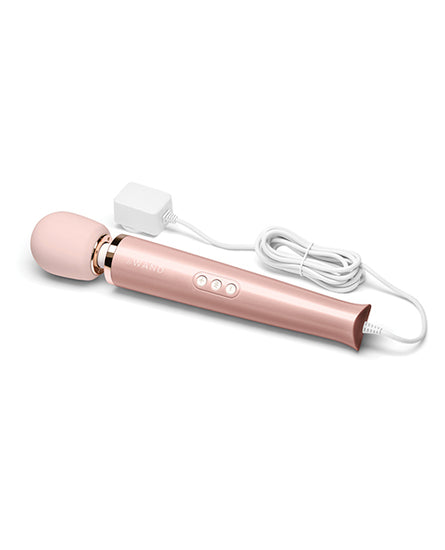 Le Wand Powerful Plug-In Vibrating Massager - Rose Gold - Empower Pleasure