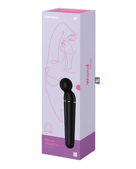 Satisfyer Planet Wand-er - Black - Empower Pleasure