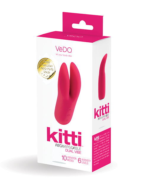 VeDo Kitti Rechargeable Dual Vibe - Assorted Colors - Empower Pleasure