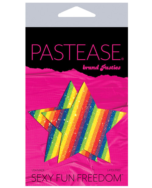 Pastease Glitter Star - Rainbow O/S - Empower Pleasure