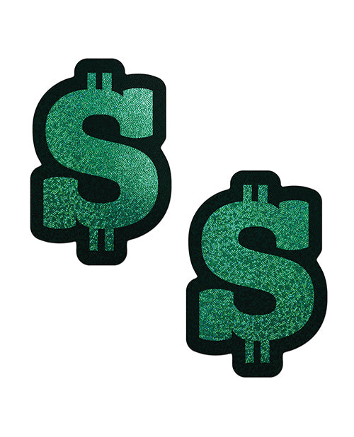 Pastease Premium Glitter Dollar Sign - Green O/S - Empower Pleasure