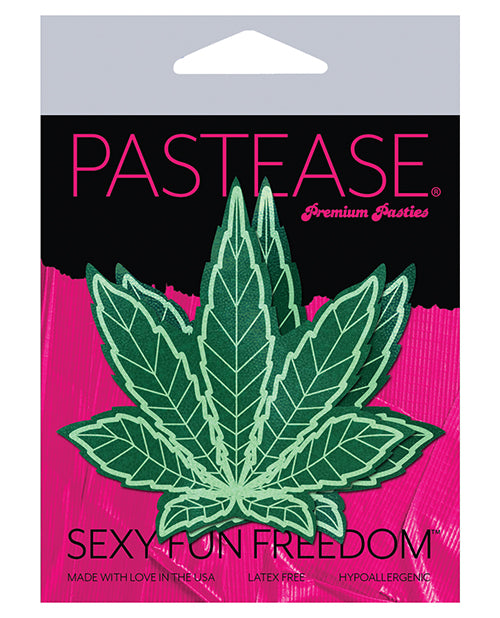 Pastease Marijuana Leafs - Green O/S - Empower Pleasure