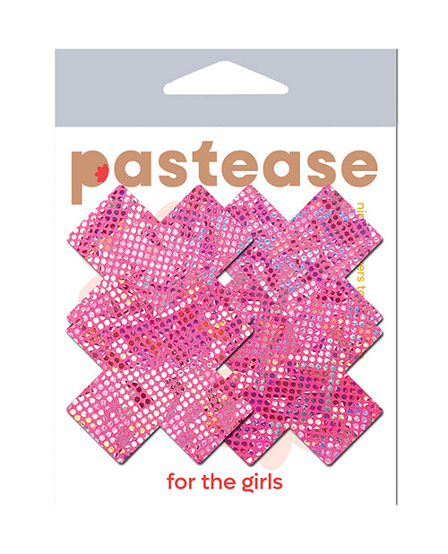 Pastease Premium Petites Disco Plus X - Pink O/S Pack of 2 Pair - Empower Pleasure