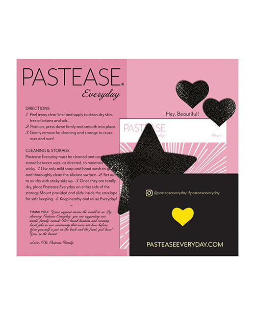 Pastease Reusable Liquid Star - Black O/S - Empower Pleasure