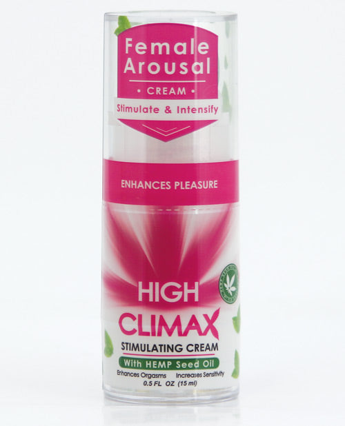 High Climax Female Stimulant with Hemp Seed Oil - .5 oz - Empower Pleasure