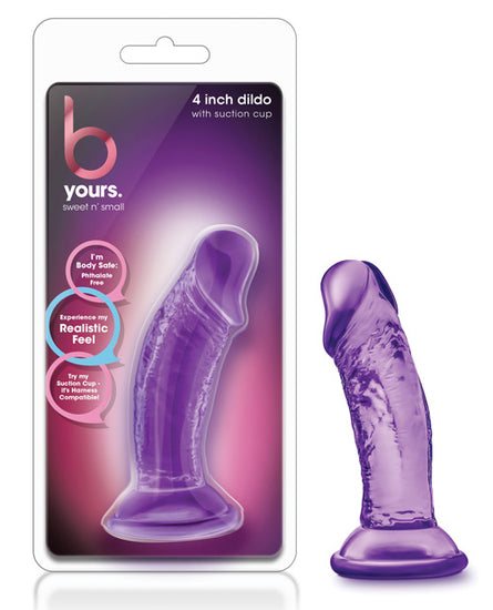 Blush B Yours Sweet n Small 4" Dildo with Suction Cup - Empower Pleasure