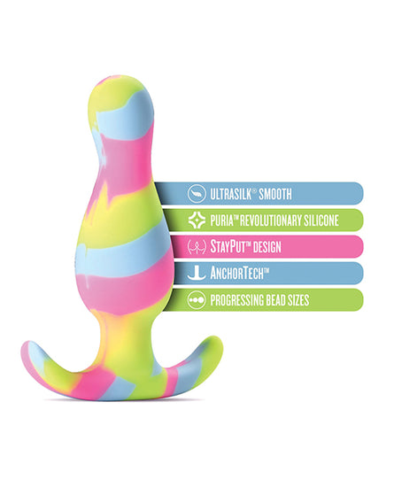 Blush Avant Kaleido Silicone Plug - Lime - Empower Pleasure