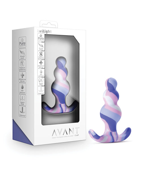 Blush Avant Twilight Silicone Plug - Blue - Empower Pleasure