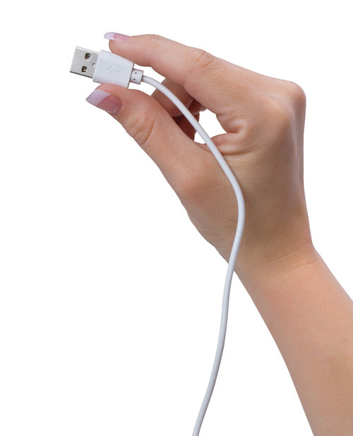 Screaming O Recharge Charging Cable - White - Empower Pleasure