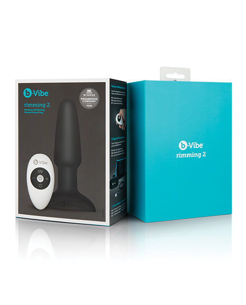 b-Vibe Rimming Plug - Black - Empower Pleasure