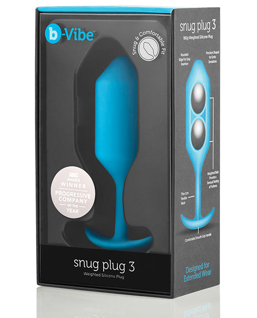 b-Vibe Snug Plug 3 - .180g - Empower Pleasure