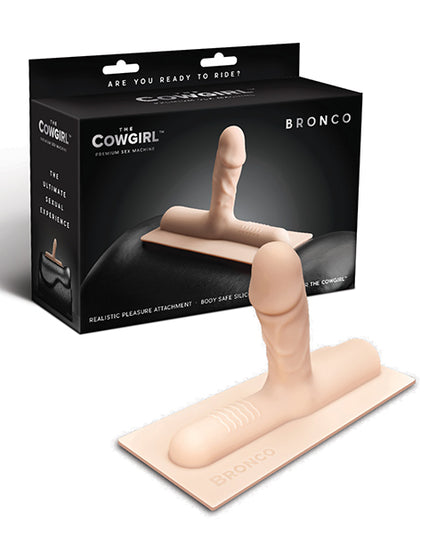 The Cowgirl Bronco Silicone Attachment - Vanilla - Empower Pleasure