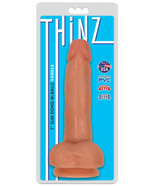 Curve Thinz 7" Slim Dong with Balls - Empower Pleasure