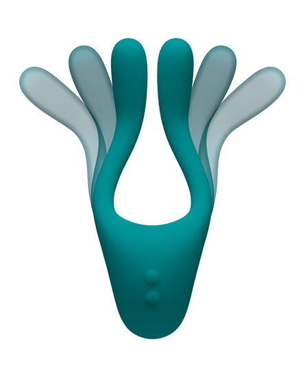 Tryst V2 Bendable Multi Zone Massager with Remote - Teal - Empower Pleasure