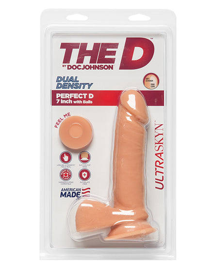 The D 7" Perfect D w/Balls - - Empower Pleasure