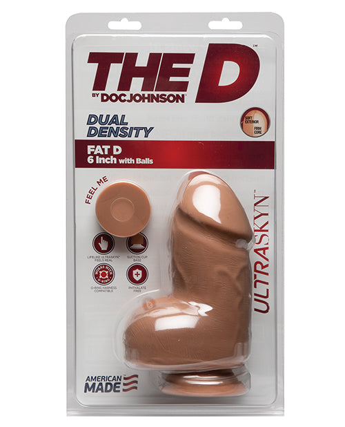 The D 6" Fat D w/Balls - Empower Pleasure