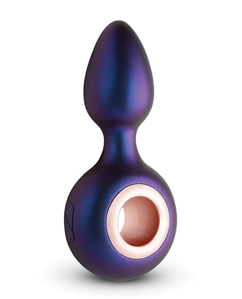 Hueman Deep Space Vibrating Anal Plug - Purple - Empower Pleasure