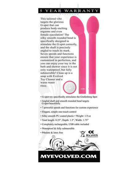 Evolved Rechargeable Power G - Pink - Empower Pleasure