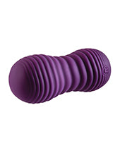 Evolved Eager Egg Vibrating & Thrusting Egg with Remote - Purple - Empower Pleasure