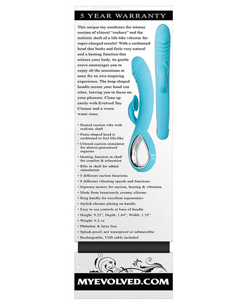 Evolved Triple Infinity - Teal - Empower Pleasure