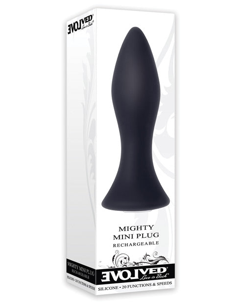 Evolved Mini Butt Plug - Black - Empower Pleasure