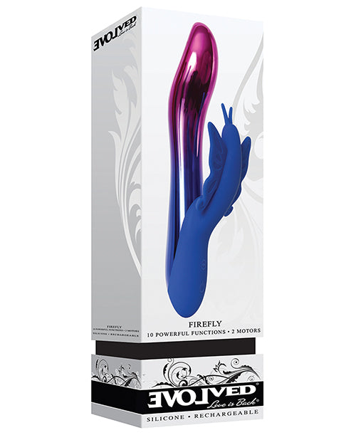 Evolved Firefly Dual Stim - Blue - Empower Pleasure