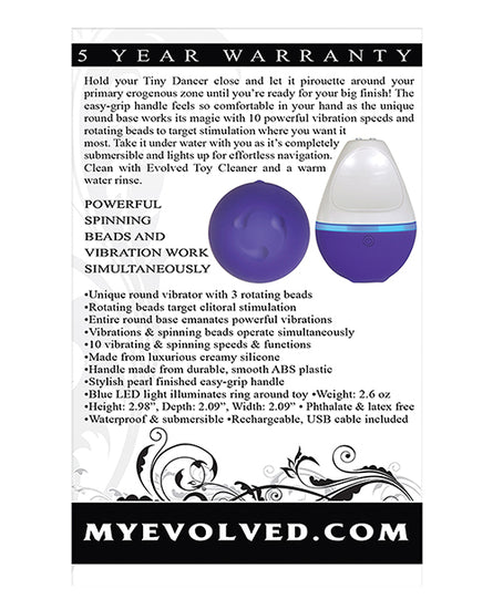 Evolved Tiny Dancer Rechargeable Bullet - Empower Pleasure