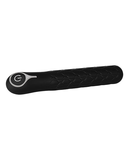 Evolved Quilted Love Rechargeable Vibrator - Black - Empower Pleasure