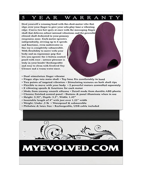 Evolved Helping Hand - Purple - Empower Pleasure