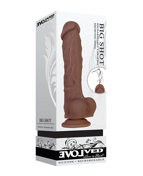 Evolved Big Shot Vibrating & Squirting Dong - Assorted Colors - Empower Pleasure