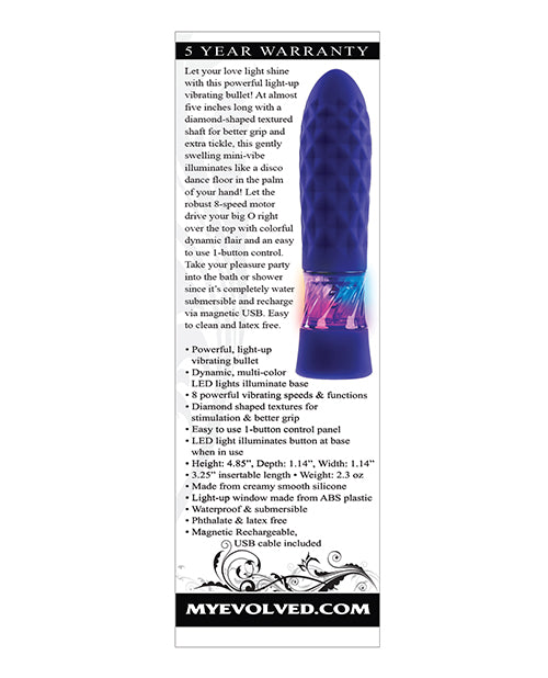 Evolved Raver Light Up Bullet - Purple - Empower Pleasure