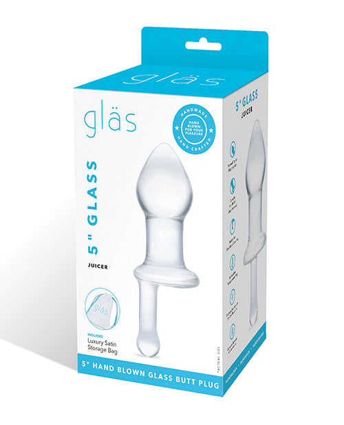 Glas 5" Juicer - Clear - Empower Pleasure