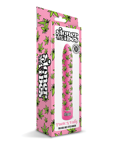 Stoner Vibes Pack A Fatty Multi Speed Vibrator - Pink Kush - Empower Pleasure