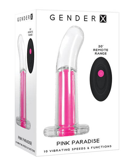 Gender X Pink Paradise - Clear/Pink - Empower Pleasure