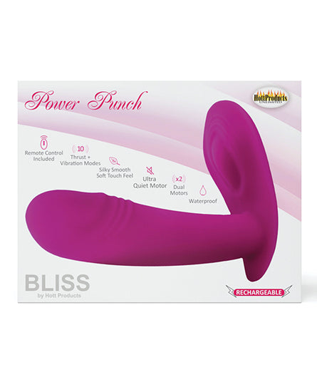 Bliss Power Punch Thrusting Vibe - Empower Pleasure