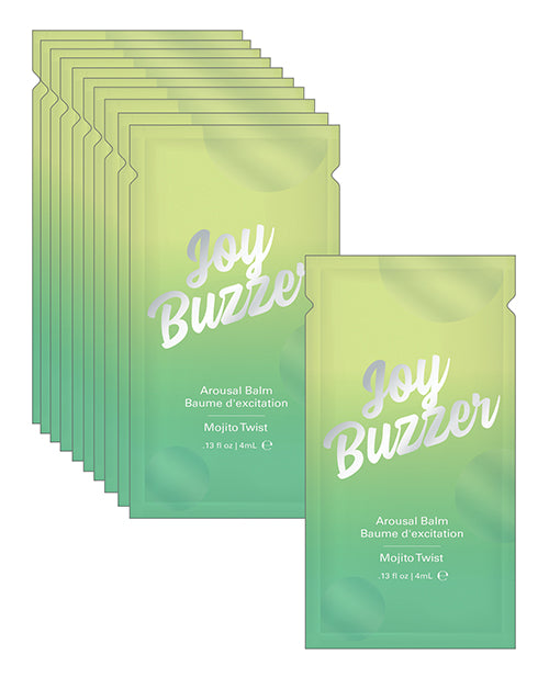 Joy Buzzer Mojito Twist Foil - 4 ml Pack of 24 - Empower Pleasure