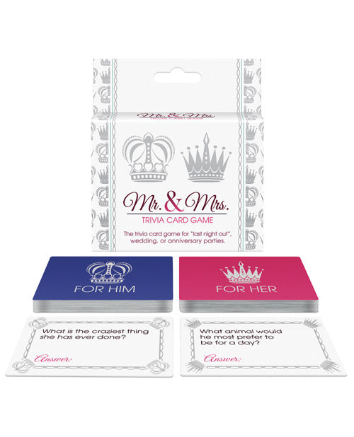 Mr. & Mrs. Trivia Card Game - Empower Pleasure