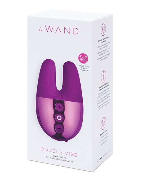 Le Wand Double Vibe - Cherry - Empower Pleasure