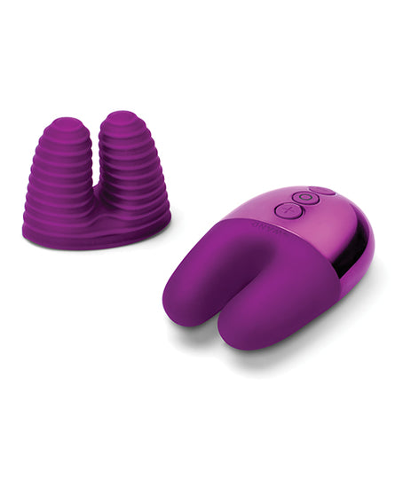 Le Wand Double Vibe - Cherry - Empower Pleasure