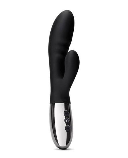 Le Wand BLEND Double Motor Rabbit Rechargeable Vibrator - Black - Empower Pleasure