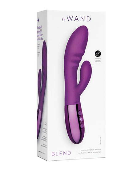 Le Wand BLEND Double Motor Rabbit Rechargeable Vibrator - Cherry - Empower Pleasure