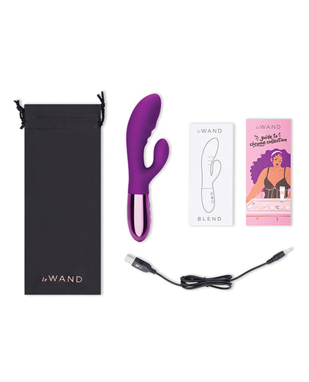 Le Wand BLEND Double Motor Rabbit Rechargeable Vibrator - Cherry - Empower Pleasure