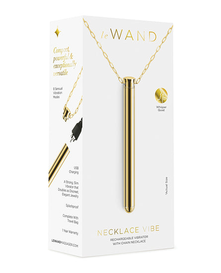 Le Wand Vibrating Necklace - Gold - Empower Pleasure