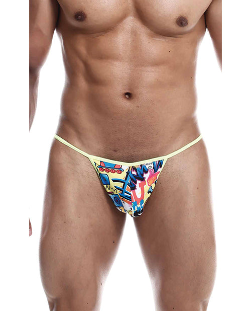 Male Basics Sinful Hipster Music T Thong G-String Print SM - Empower Pleasure