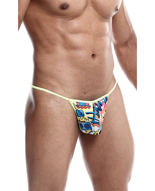 Male Basics Sinful Hipster Music T Thong G-String Print XL - Empower Pleasure