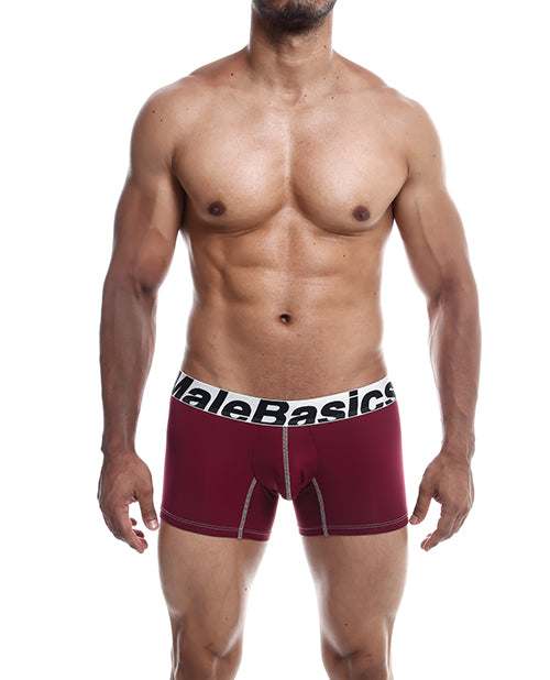 Male Basics Performance Boxer Burgundy SM - Empower Pleasure