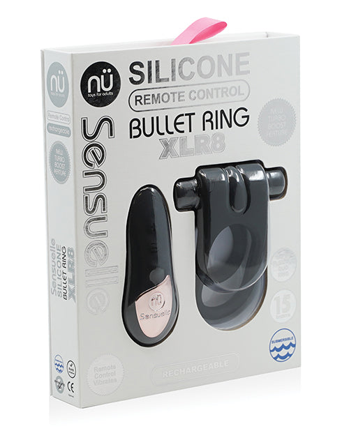 Sensuelle Silicone Remote Control XLR8 Turbo Boost Bullet Ring - Empower Pleasure