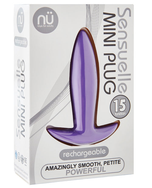 Sensuelle Vibrating Mini Plug - 15 Functions - Empower Pleasure