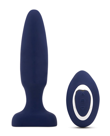 Nu Sensuelle Fino Roller Motion Plug - Navy Blue - Empower Pleasure